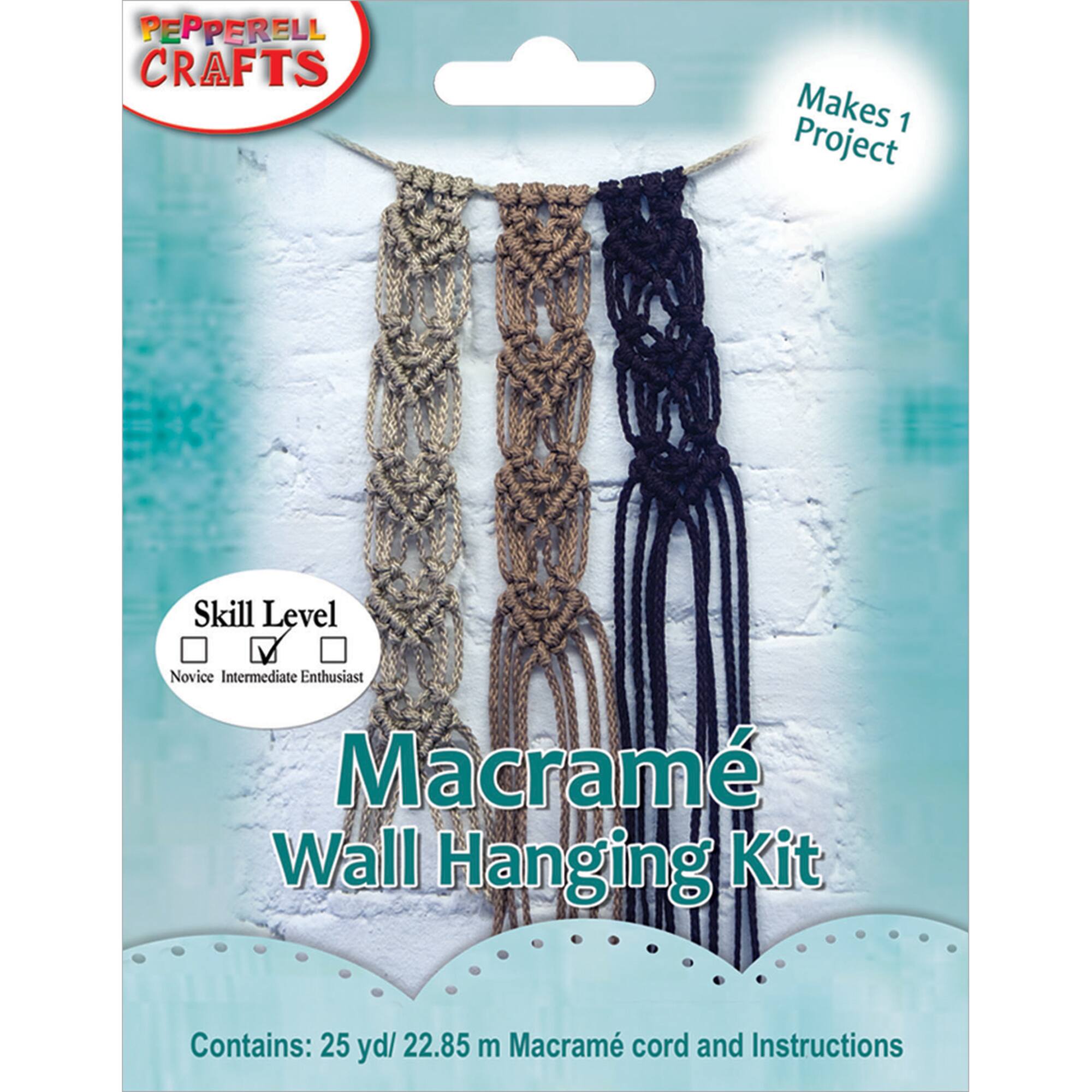 Pepperell Mini Macramé Hanging Heart Kit